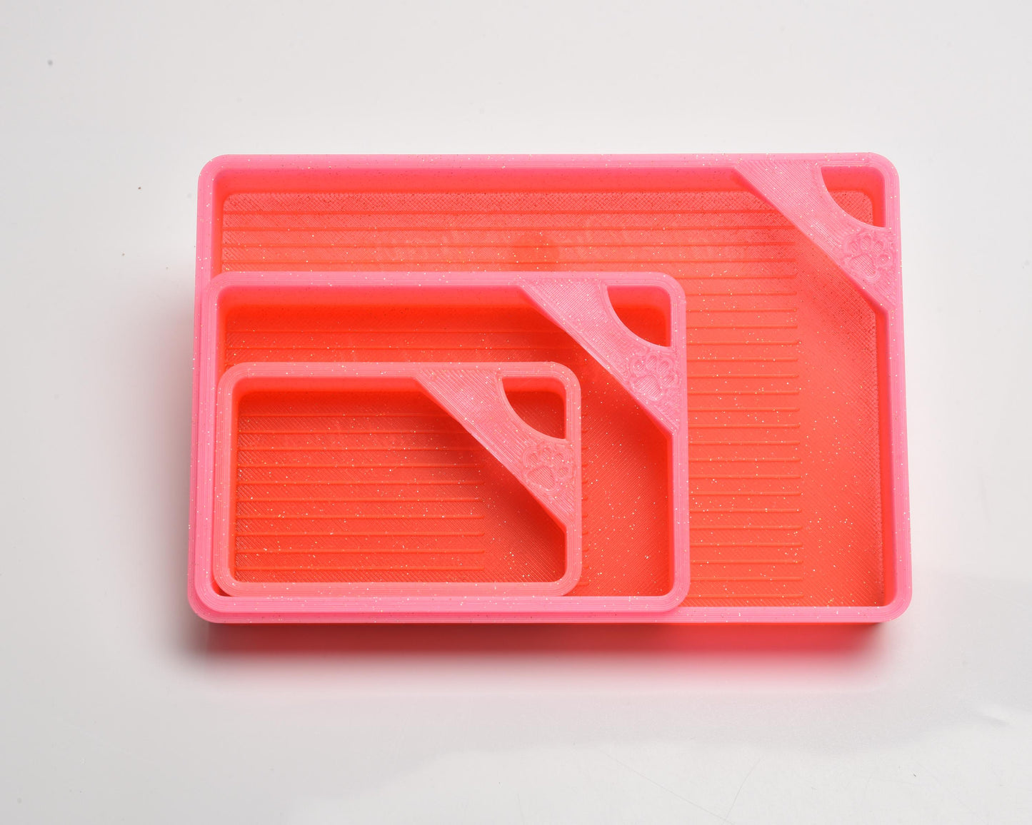Strawberry Smoothie Translucent Ombre - SPECIAL EDITION - Cat-Proof Diamond Painting Tray with Lid