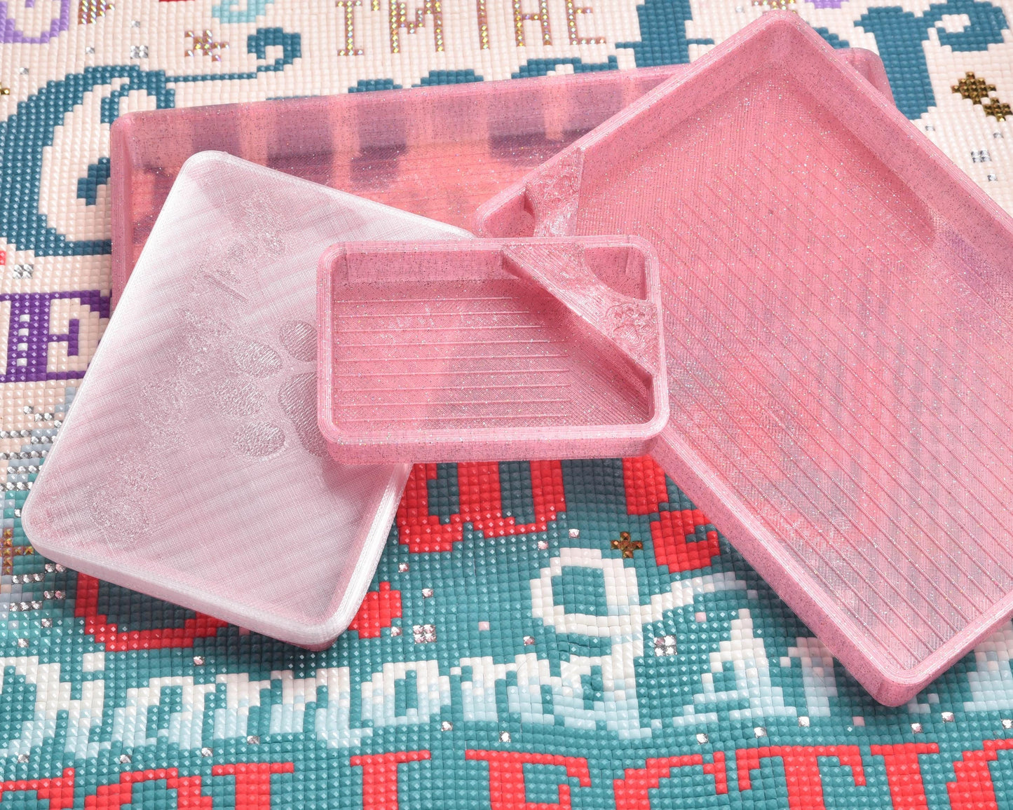 Guhl-inda - GRIDDED SPECIAL EDITION - Cat-Proof Diamond Painting Tray with Lid