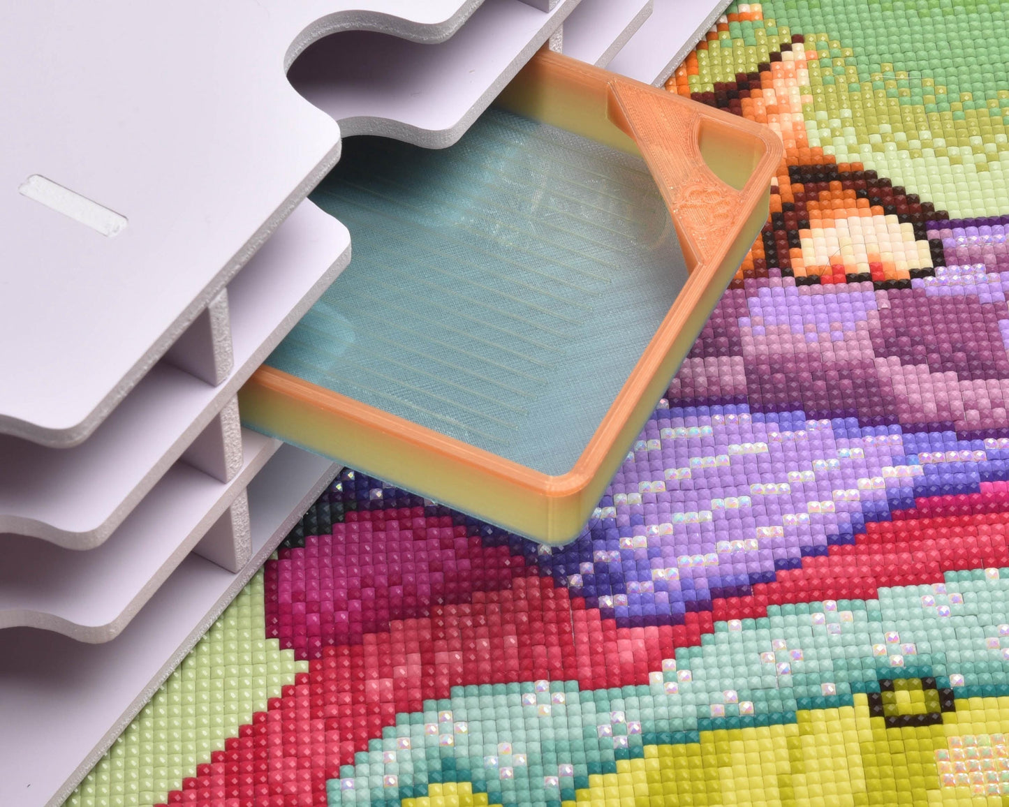 Good Day Sunshine - TOWER SPECIAL EDITION - Cat-Proof Diamond Painting Tray with Lid