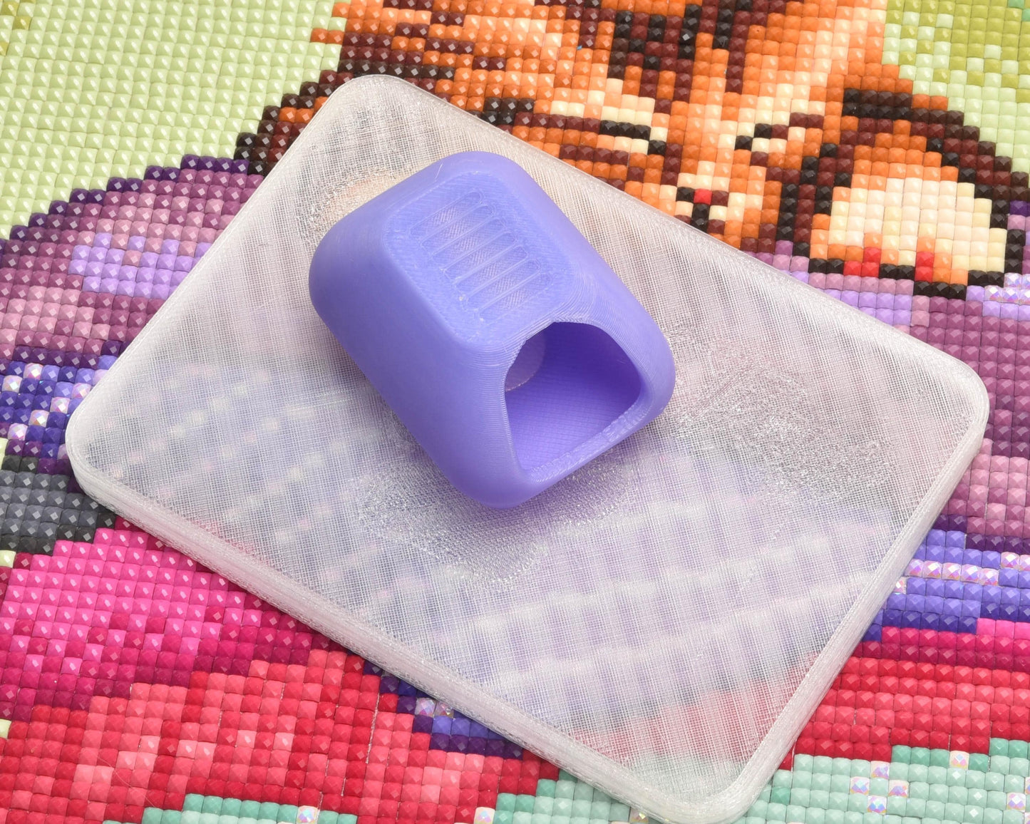 Au Revoir Blue/Purple Ombre - Litter Box Drill Collector & Cover Minder