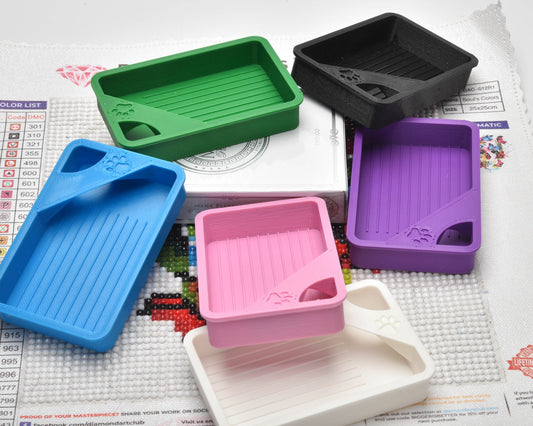 Kitten - Small Cat-Proof Diamond Painting Tray with Lid