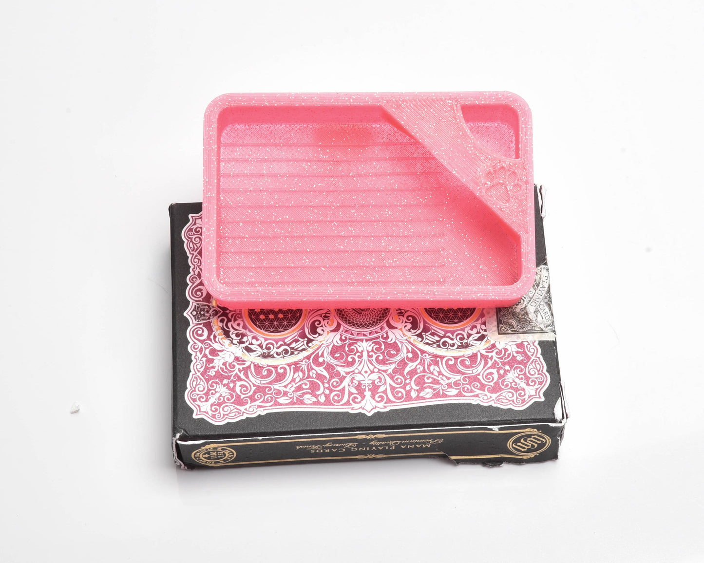 Ballpark Bubblegum Sparkle Translucent Pink - SPECIAL EDITION - Cat-Proof Diamond Painting Tray with Lid