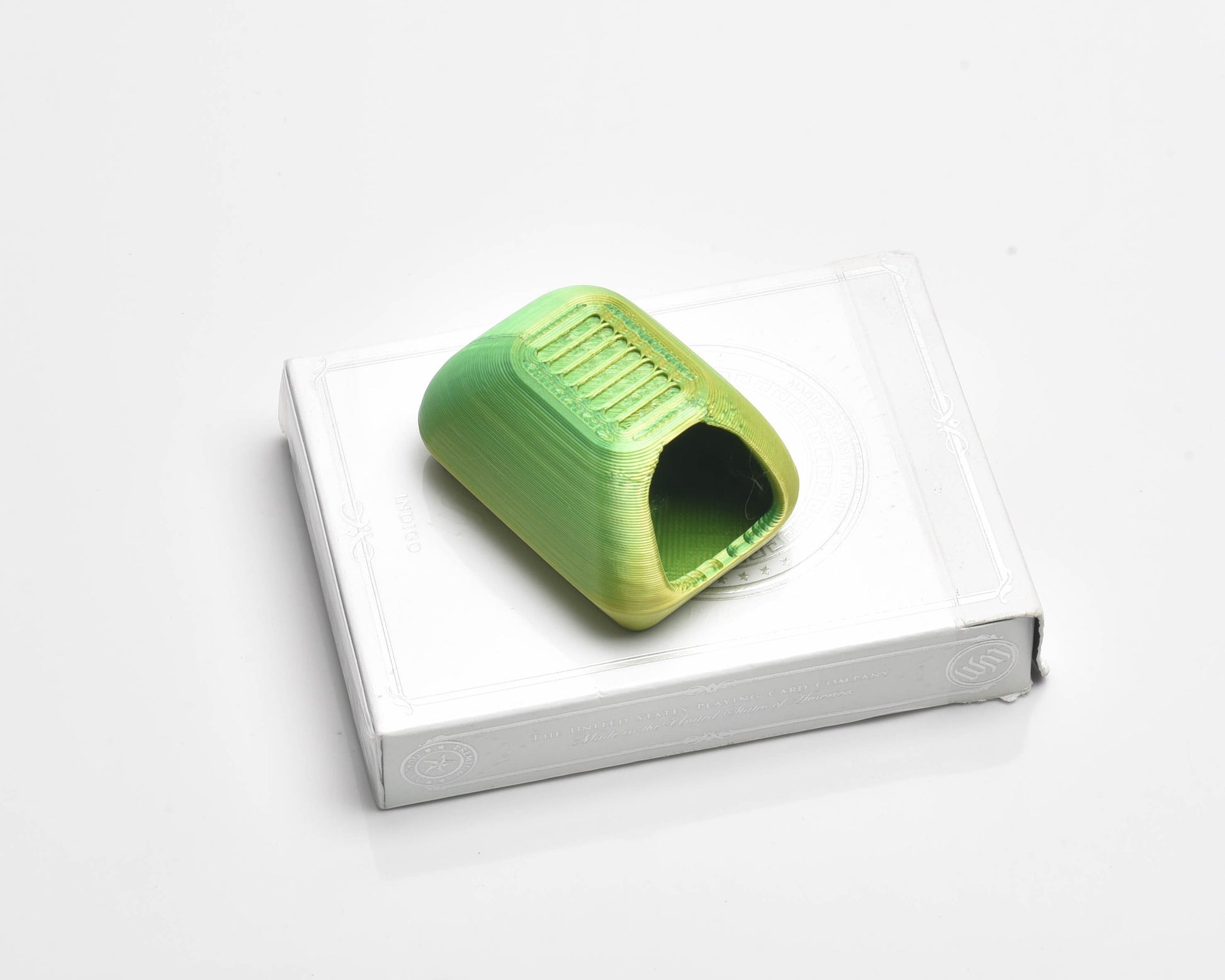 NEW! Litter Box Drill Collector & Cover Minder - Monstera Green/Yellow QUANTUM