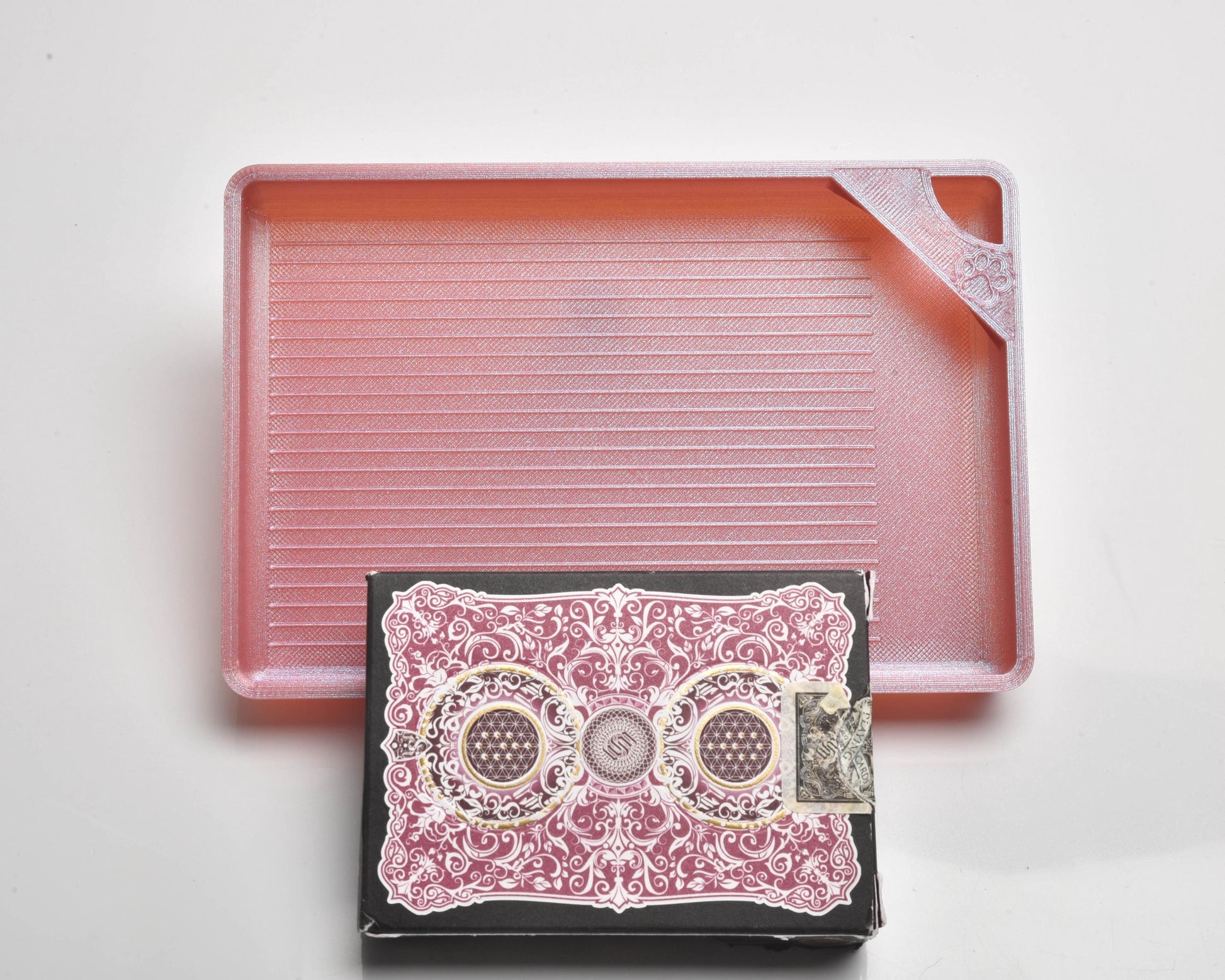 Eternal Rose - HOLOGRAPHIC - SPECIAL EDITION - Cat-Proof Diamond Painting Tray with Lid