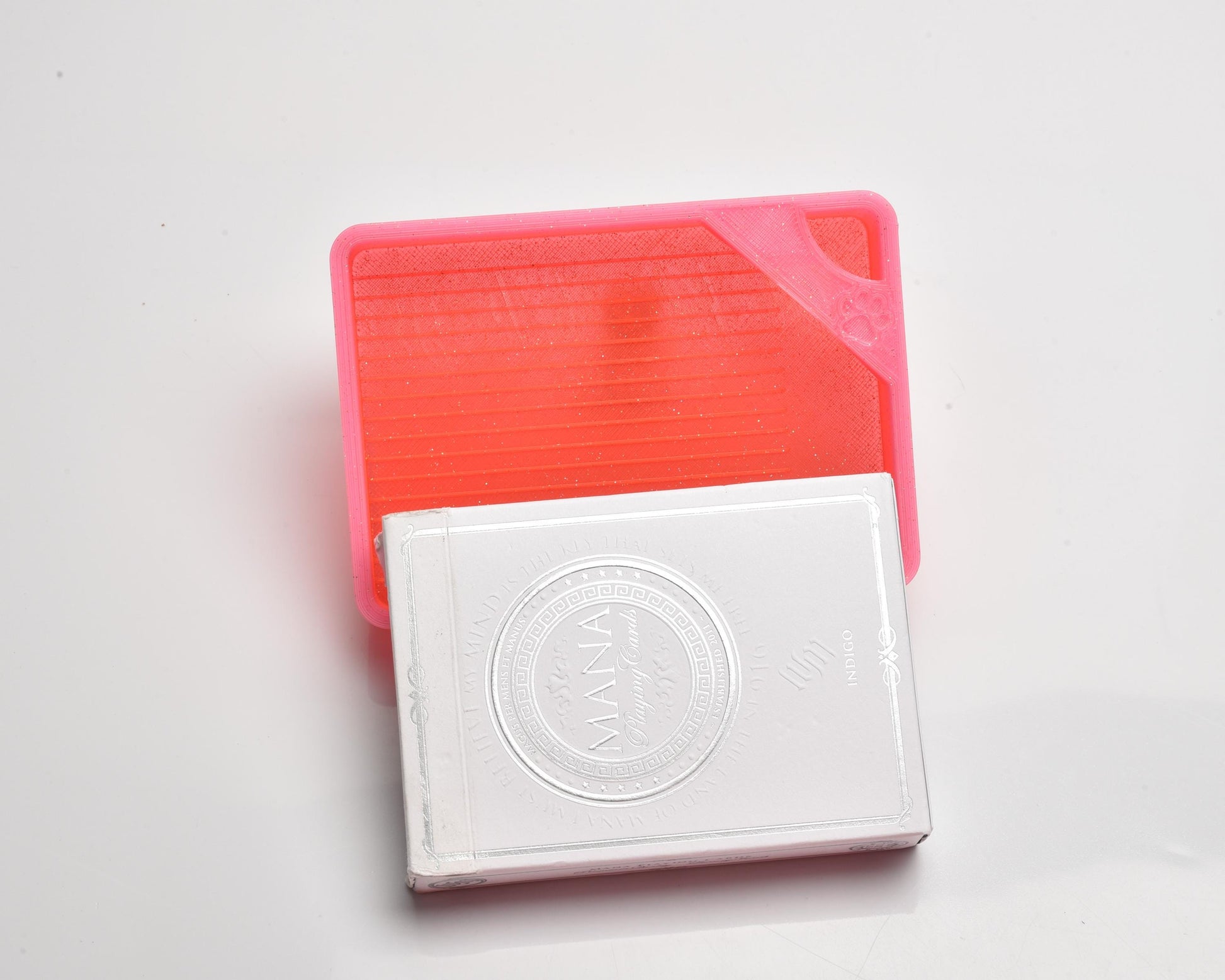 Strawberry Smoothie Translucent Ombre - GRIDDED SPECIAL EDITION - Cat-Proof Diamond Painting Tray with Lid