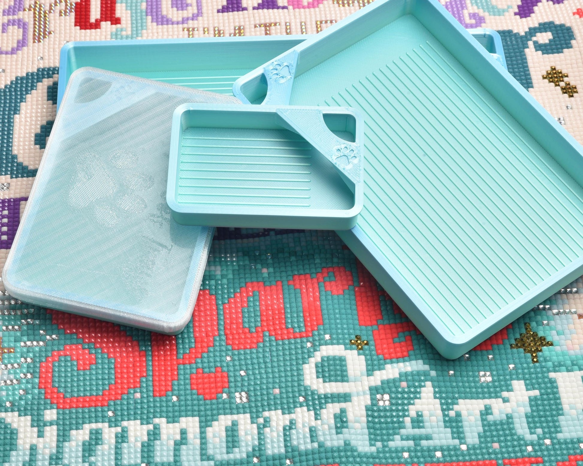 Nearly Spring - SPECIAL EDITION - Cat-Proof Diamond Painting Tray with Lid