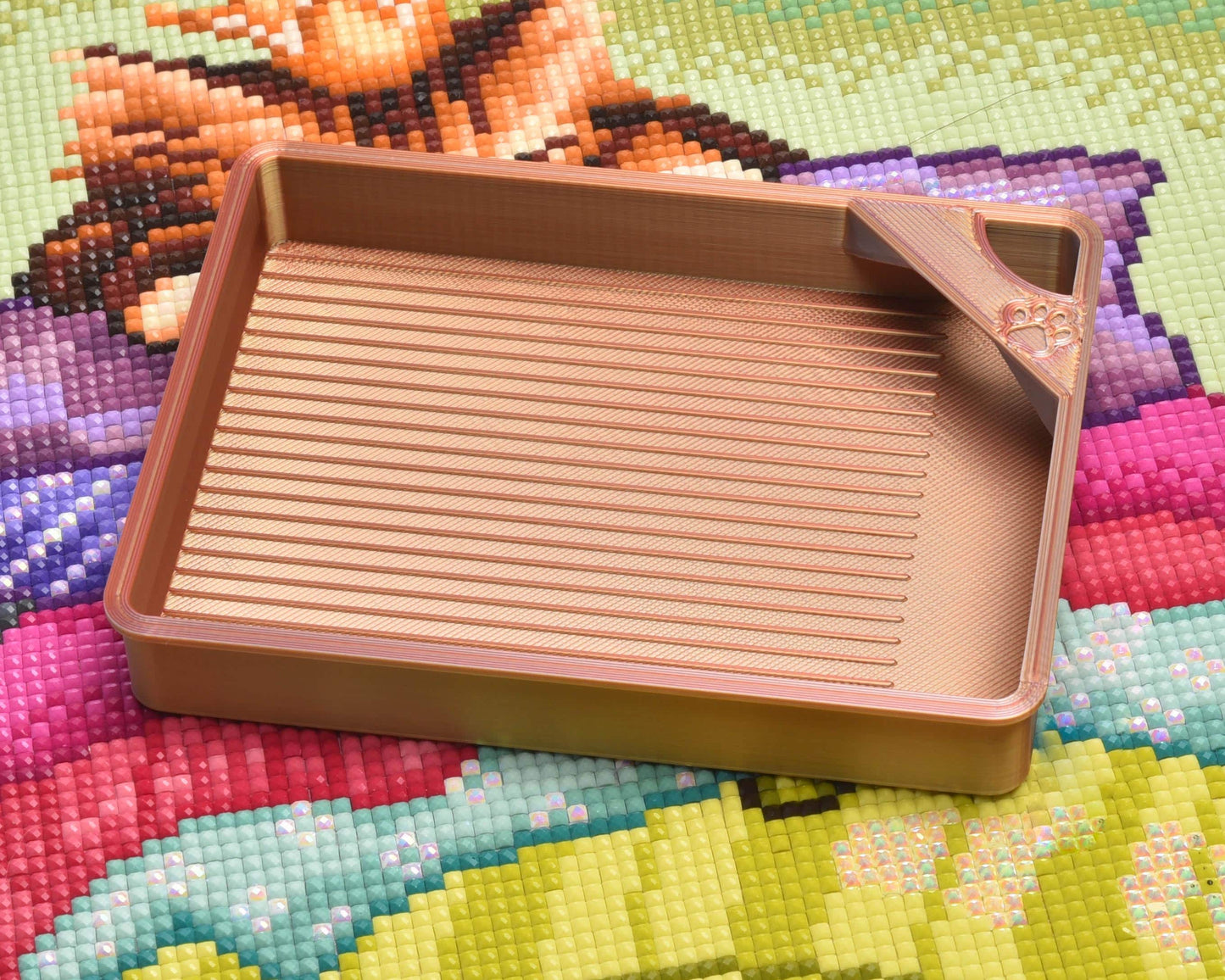 Copper Cutie - TOWER SPECIAL EDITION - Cat-Proof Diamond Painting Tray with Lid