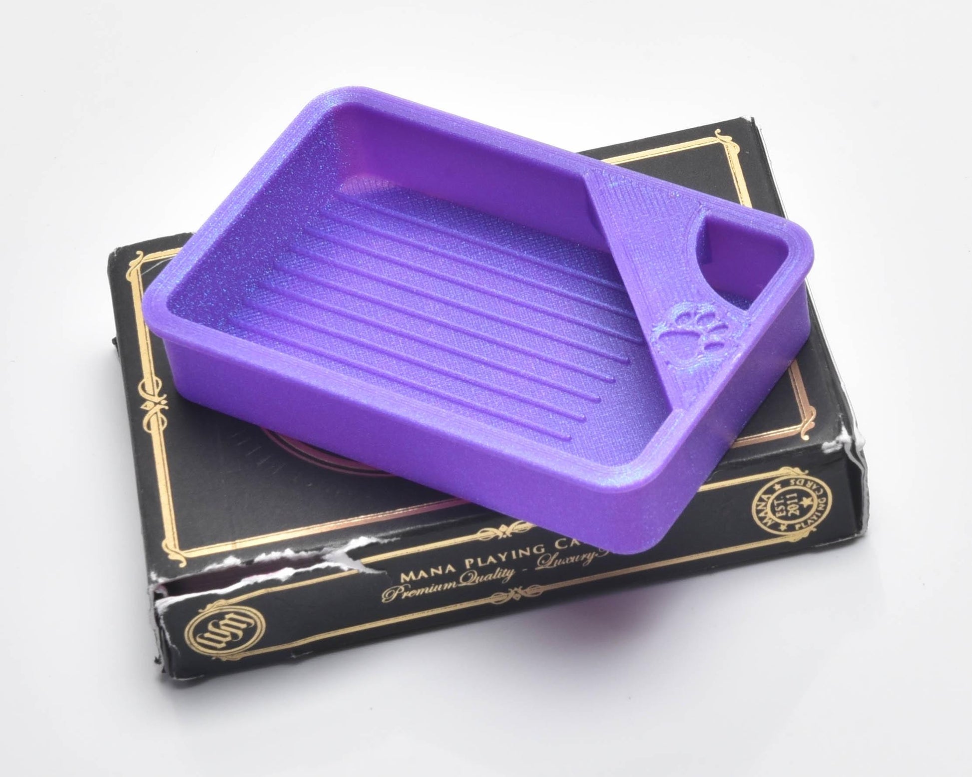 Grape Jelly Translucent Purple Glitter - SPECIAL EDITION - Cat-Proof Diamond Painting Tray with Lid