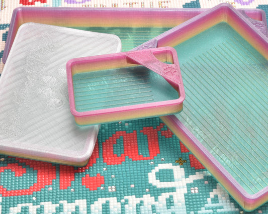 Rock Candy - GRIDDED SPECIAL EDITION - Cat-Proof Diamond Painting Tray with Lid