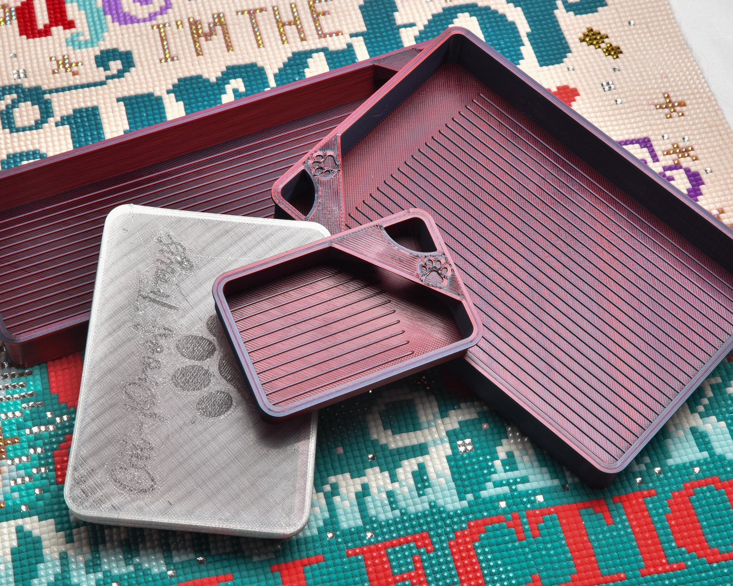 Ember Phoenix - SPECIAL EDITION - Cat-Proof Diamond Painting Tray with Lid