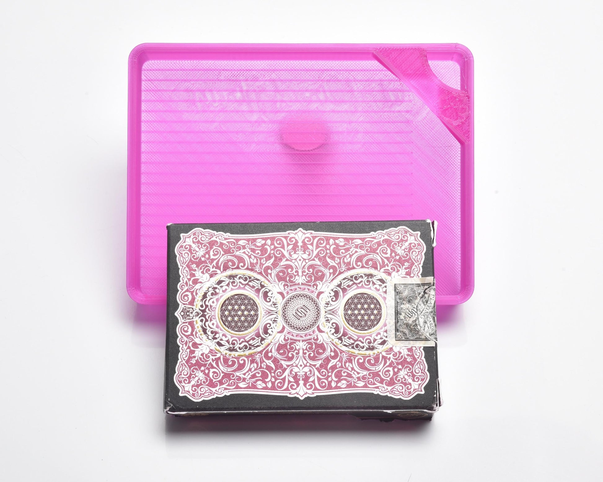 Cheshire Purple Translucent - SPECIAL EDITION - Cat-Proof Diamond Painting Tray with Lid