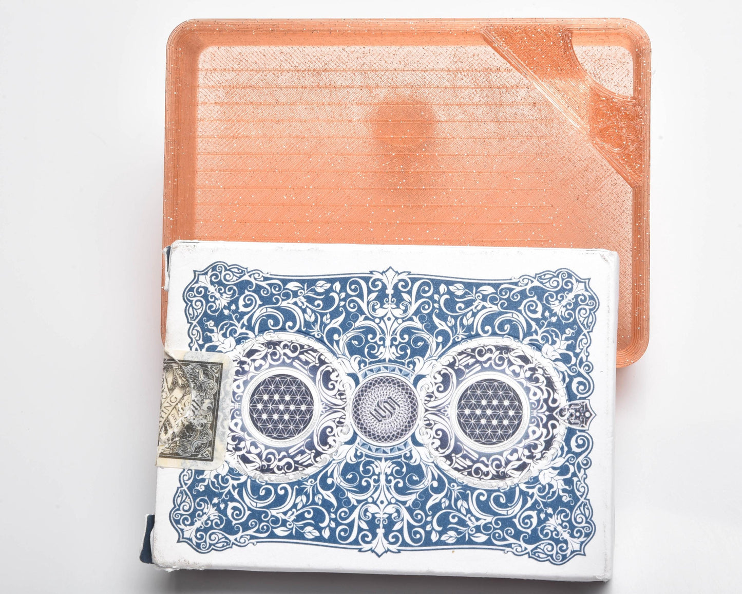 Butterscotch Cinnamon Pie - GRIDDED SPECIAL EDITION - Cat-Proof Diamond Painting Tray with Lid