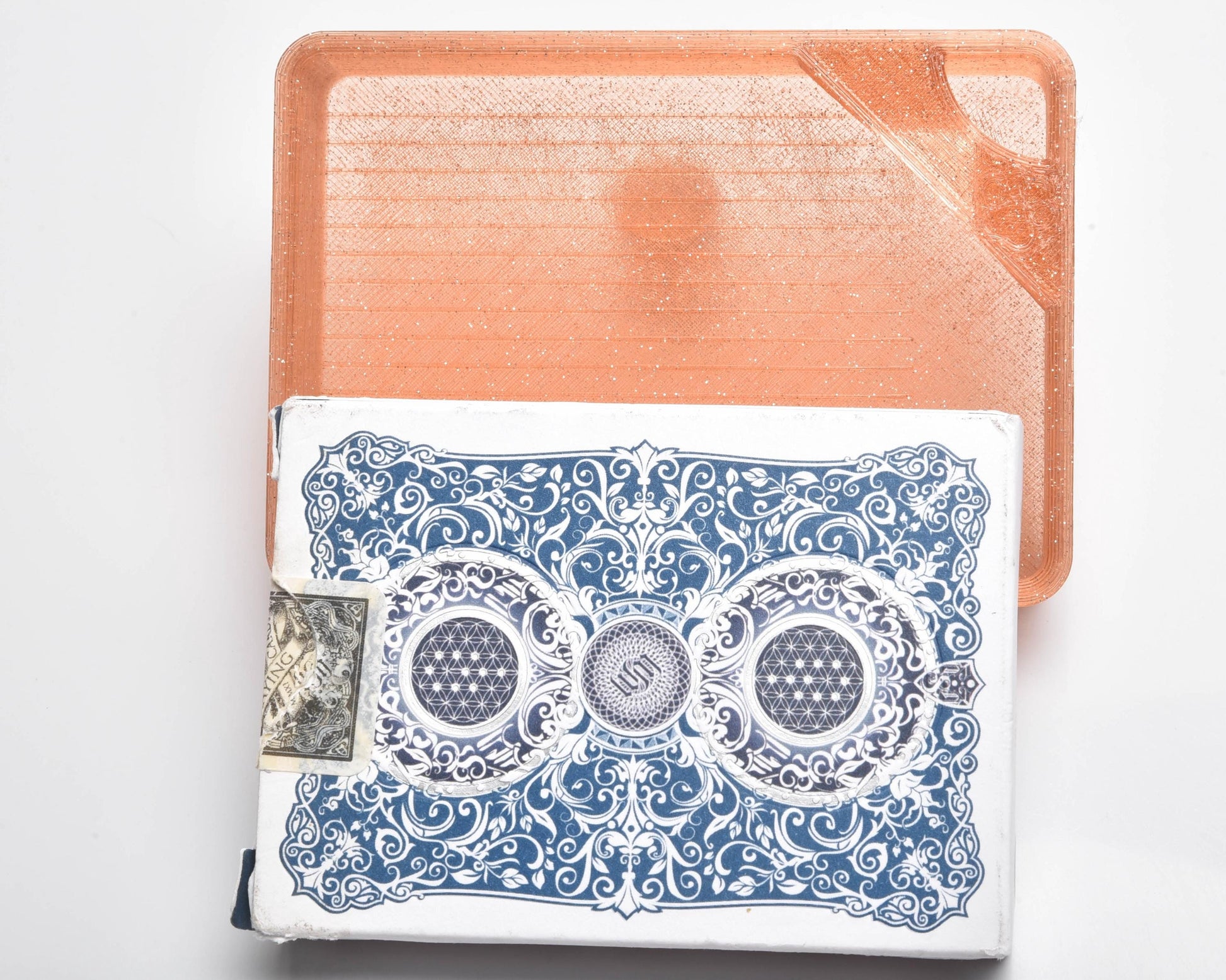 Butterscotch Cinnamon Pie - GRIDDED SPECIAL EDITION - Cat-Proof Diamond Painting Tray with Lid