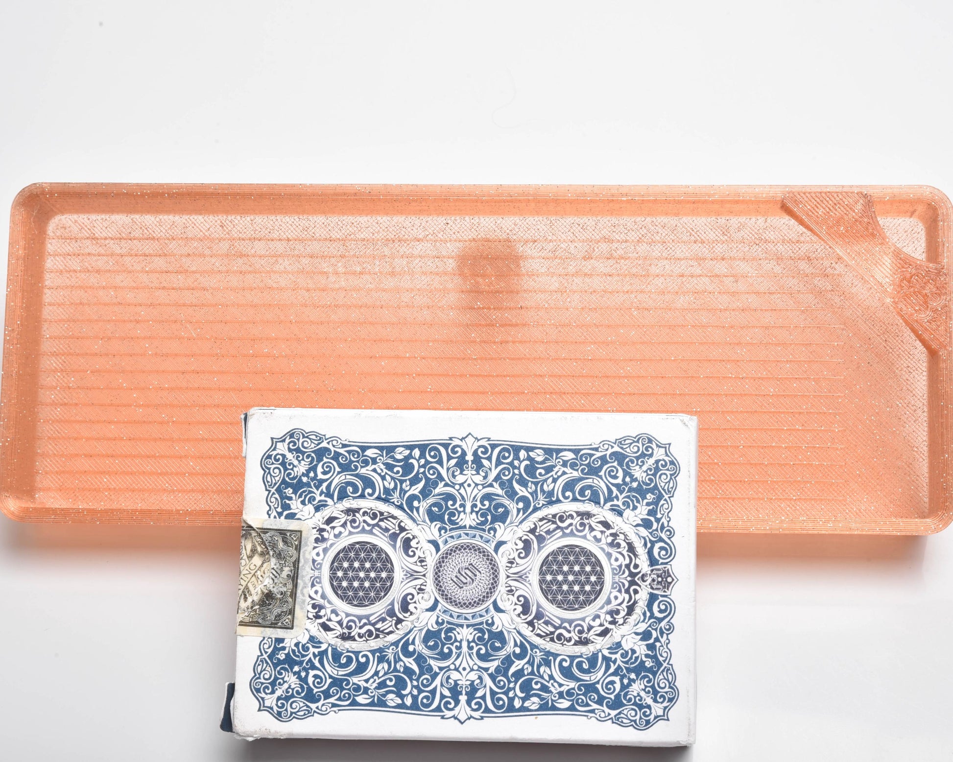 Butterscotch Cinnamon Pie - GRIDDED SPECIAL EDITION - Cat-Proof Diamond Painting Tray with Lid