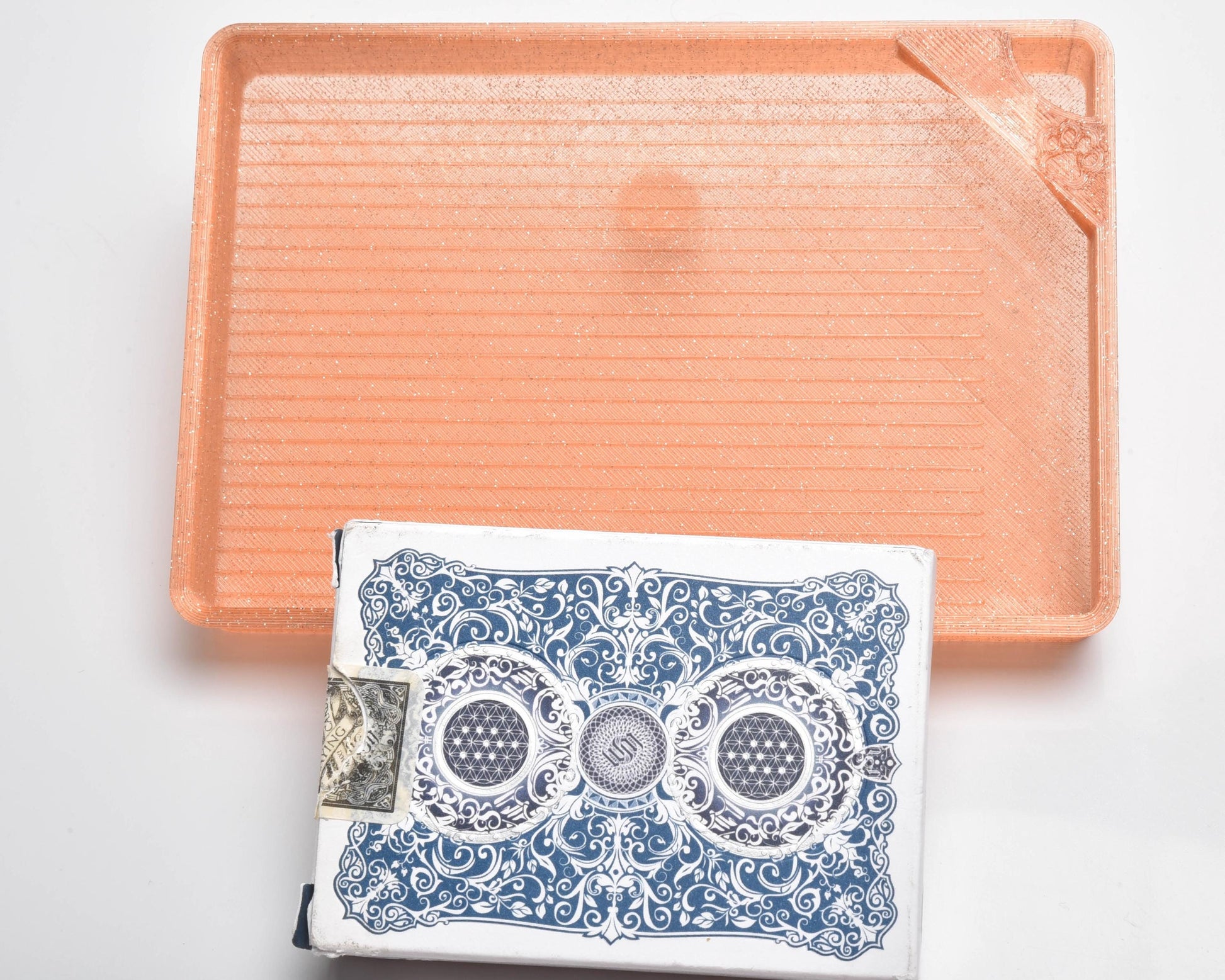 Butterscotch Cinnamon Pie - GRIDDED SPECIAL EDITION - Cat-Proof Diamond Painting Tray with Lid