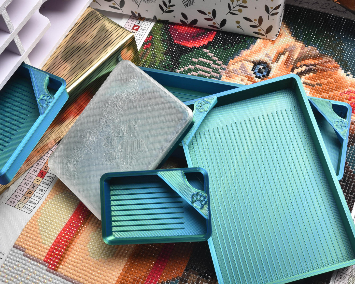 Flannel Pajamas - SPECIAL EDITION - Cat-Proof Diamond Painting Tray with Lid