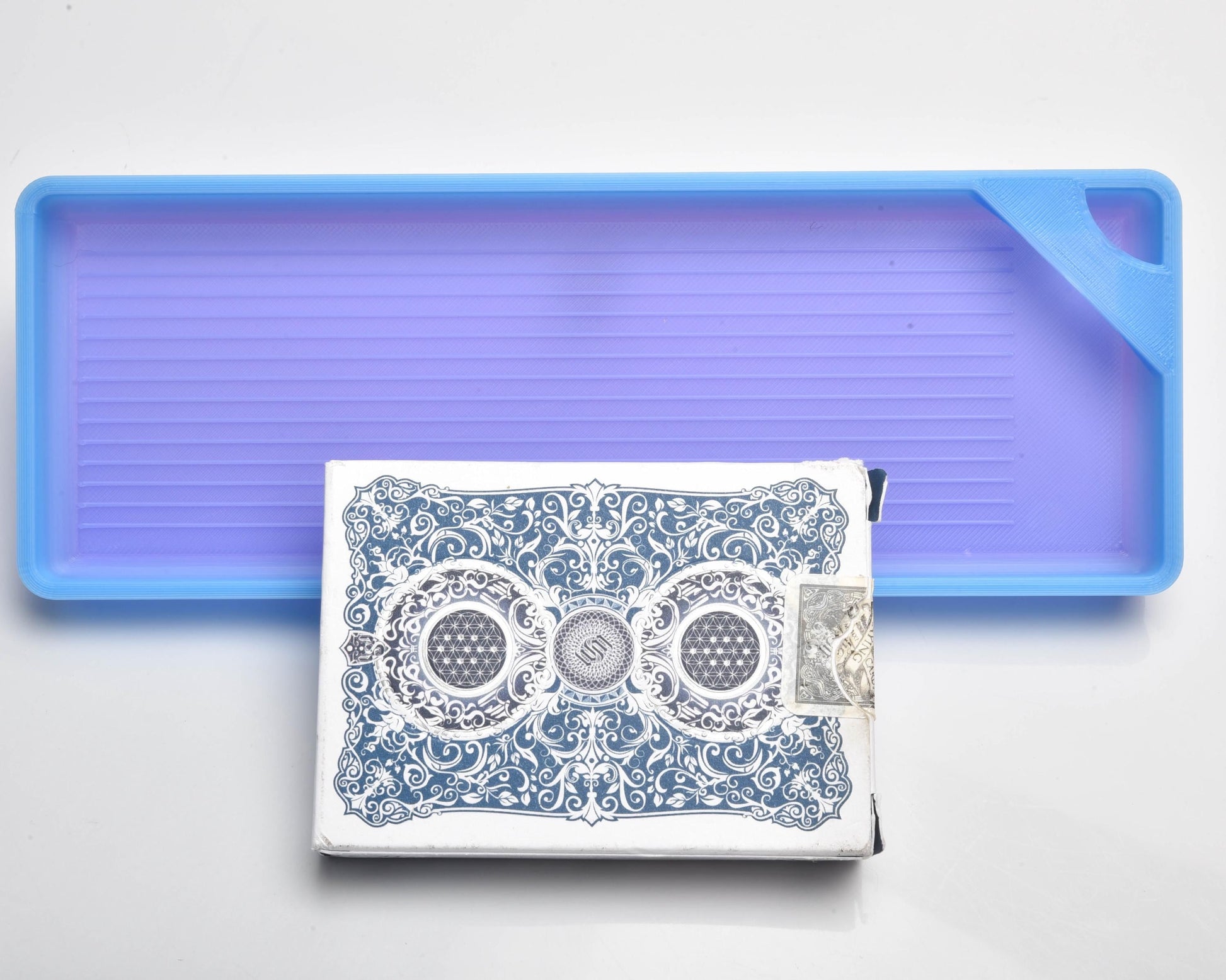 Au Revoir Blue/Purple Ombre - LOAF SPECIAL EDITION - Cat-Proof Diamond Painting Tray with Lid