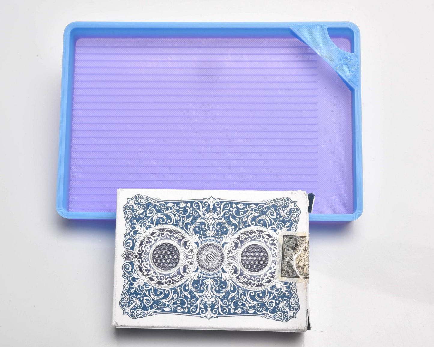 Au Revoir Blue/Purple Ombre - SPECIAL EDITION - Cat-Proof Diamond Painting Tray with Lid