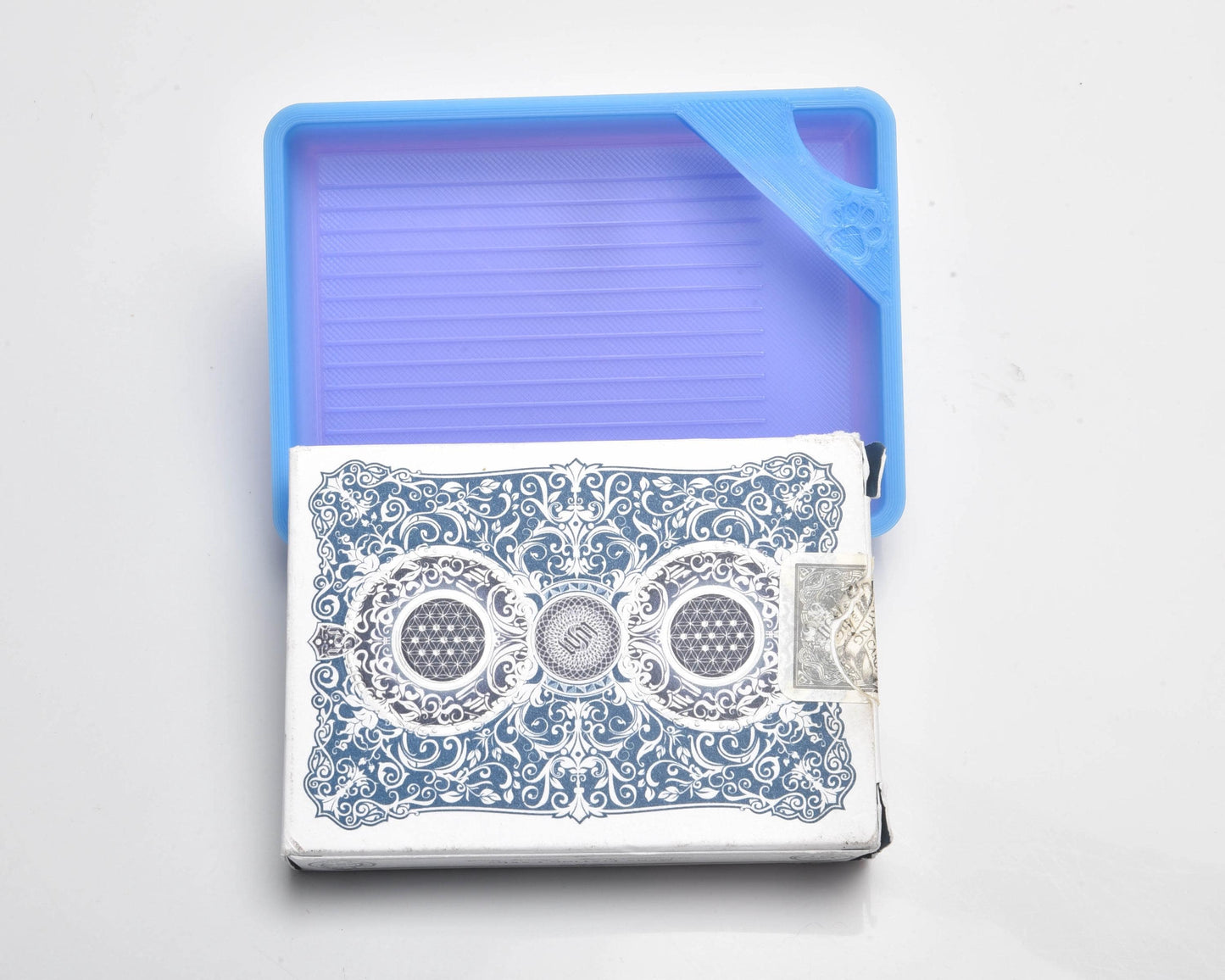 Au Revoir Blue/Purple Ombre - LOAF SPECIAL EDITION - Cat-Proof Diamond Painting Tray with Lid