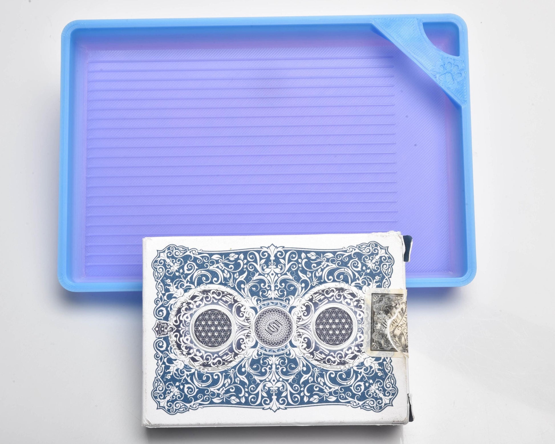 Au Revoir Blue/Purple Ombre - LOAF SPECIAL EDITION - Cat-Proof Diamond Painting Tray with Lid