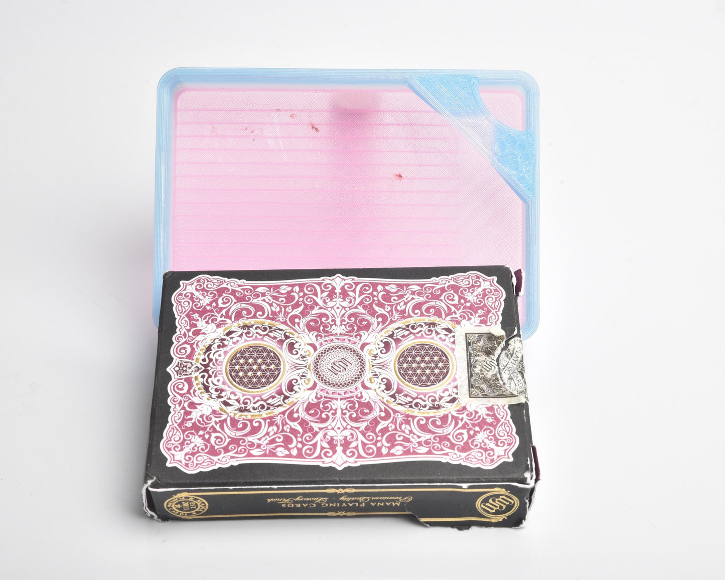 Cat Proof Diamond Painting Tray with Lid - Cotton Candy Sky - Standard
