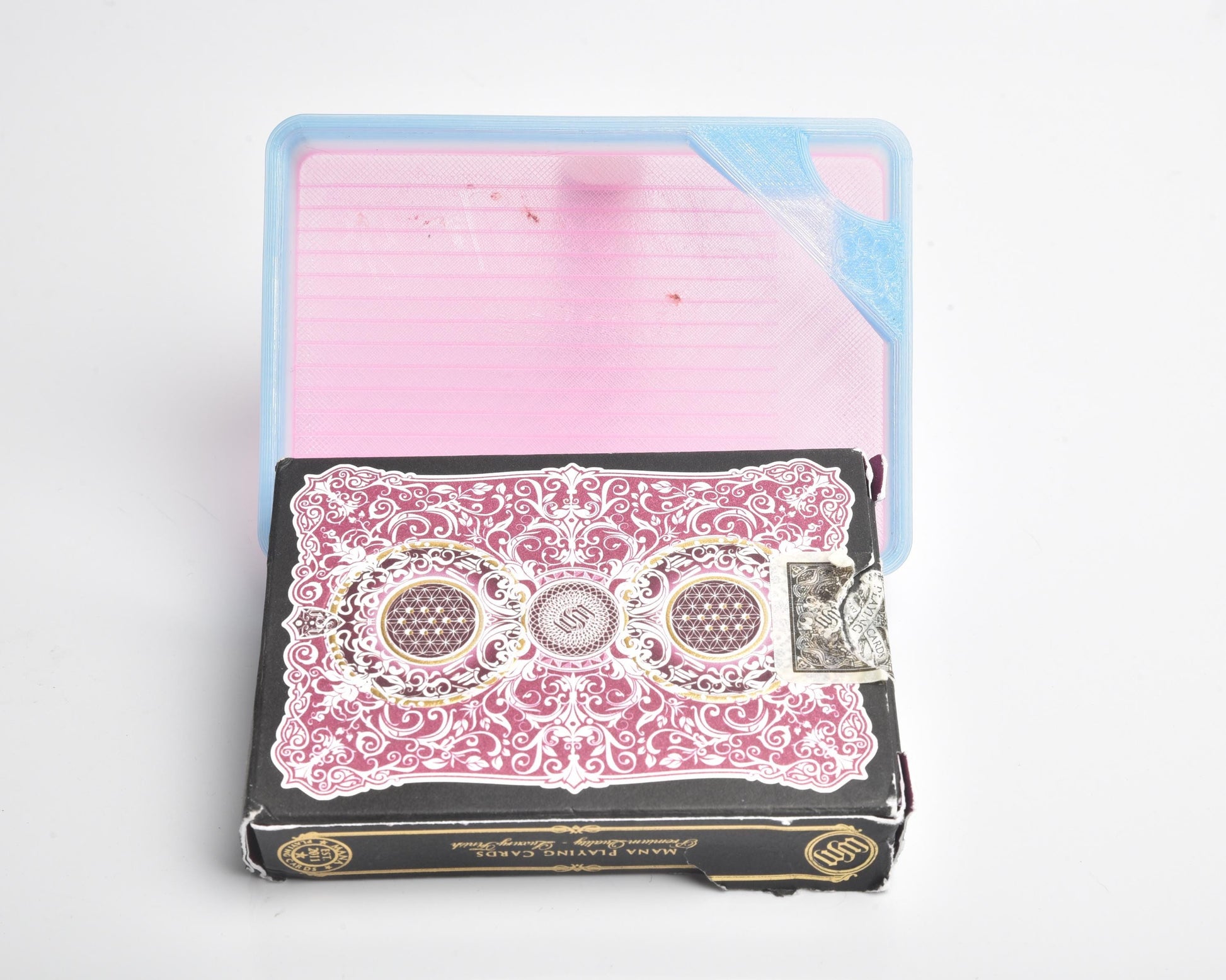 Cat Proof Diamond Painting Tray with Lid - Cotton Candy Sky - Standard
