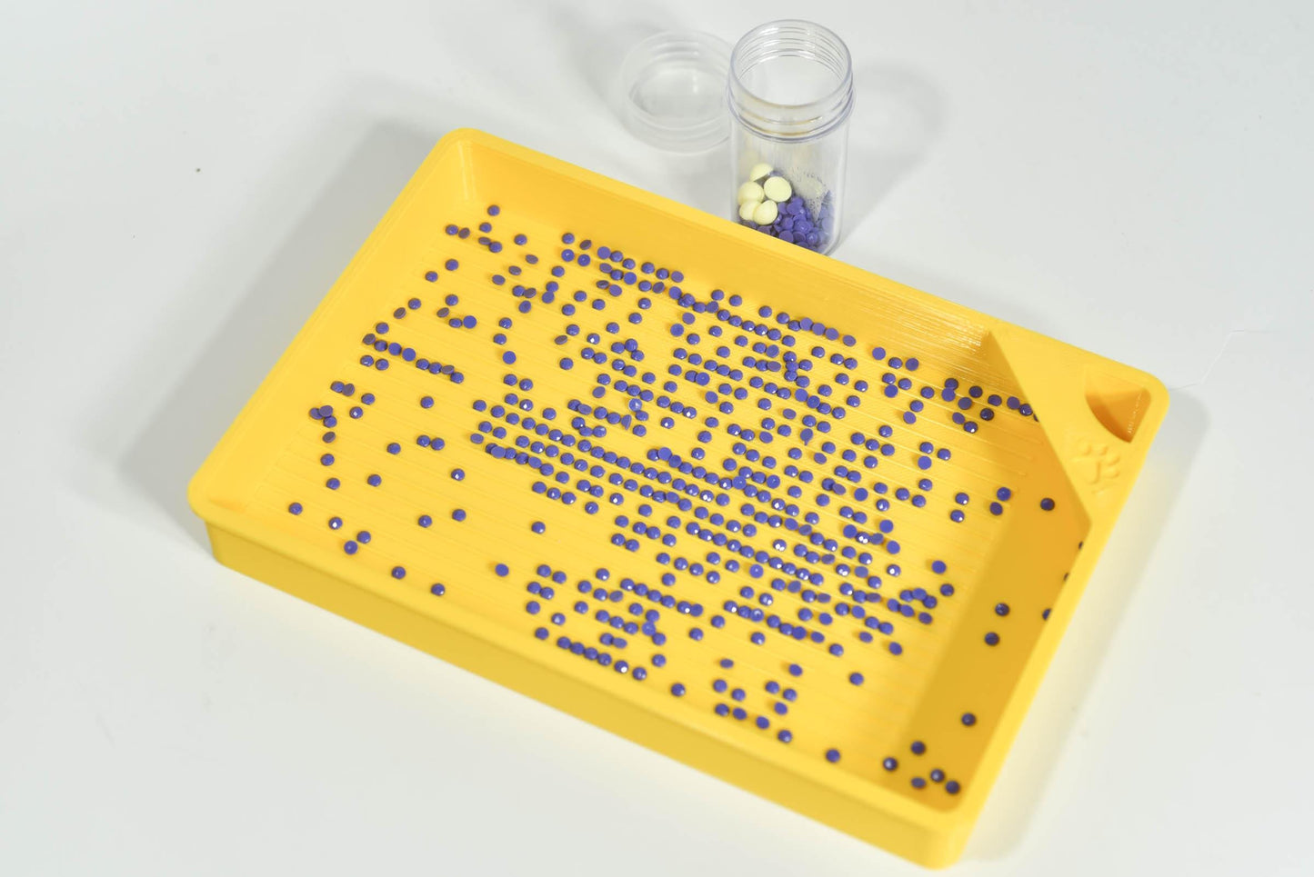 Twilight Serenade - Gridded - Cat Proof Diamond Painting Tray with Lid