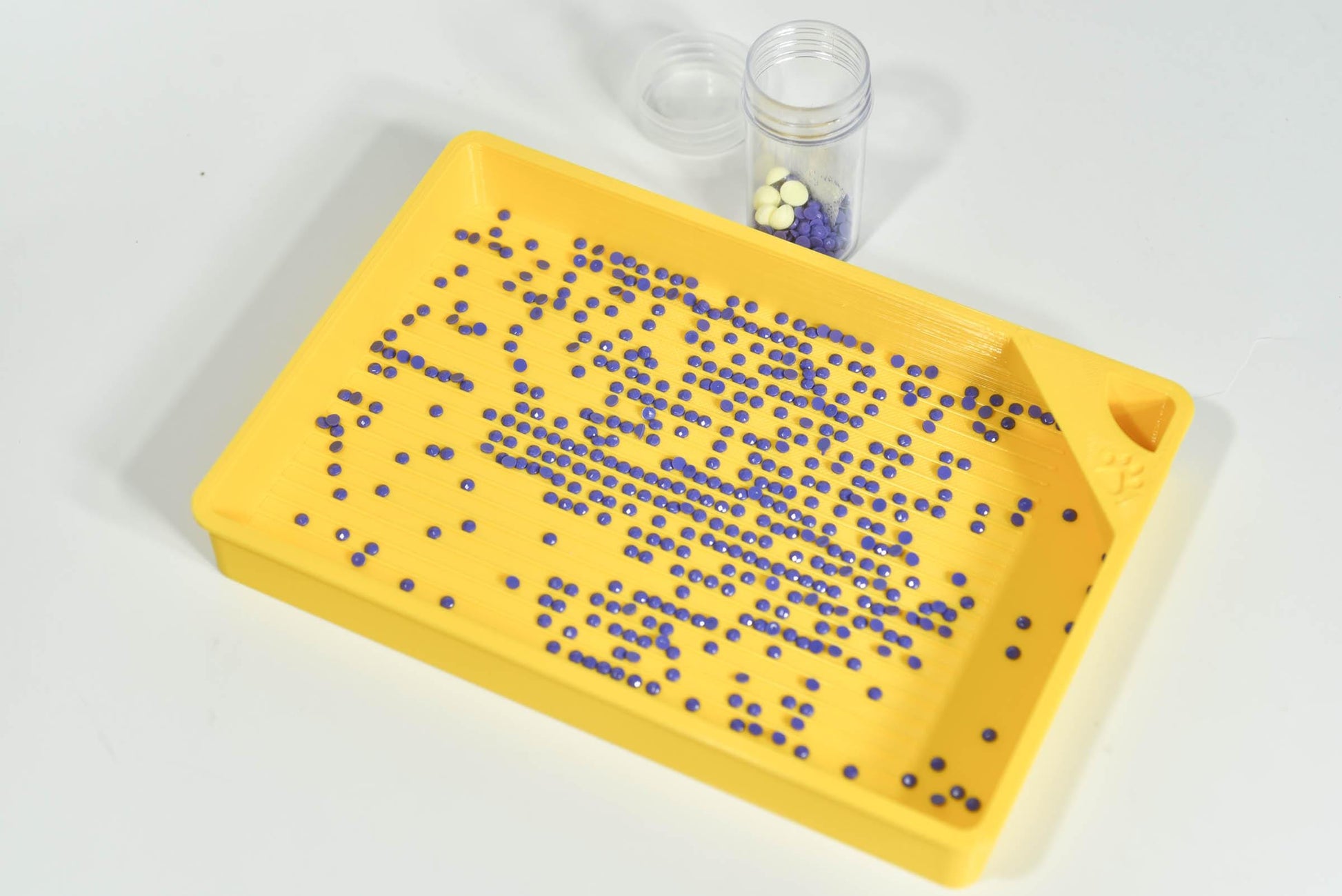 Twilight Serenade - Gridded - Cat Proof Diamond Painting Tray with Lid