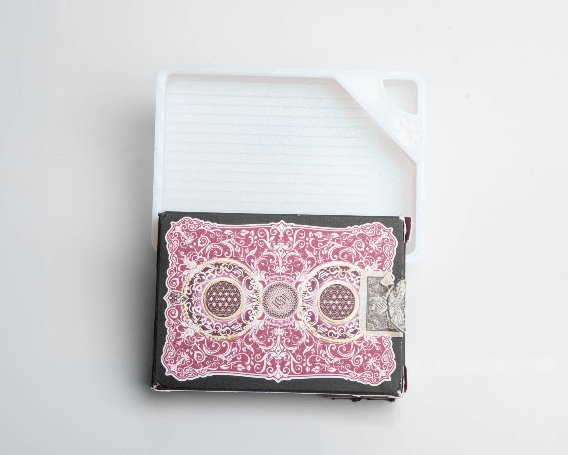 Blue Pearl - Gridded - Cat Proof Diamond Painting Tray with Lid