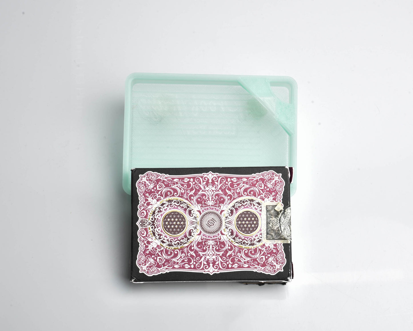 Minty Fresh - Gridded - Cat Proof Diamond Painting Tray with Lid