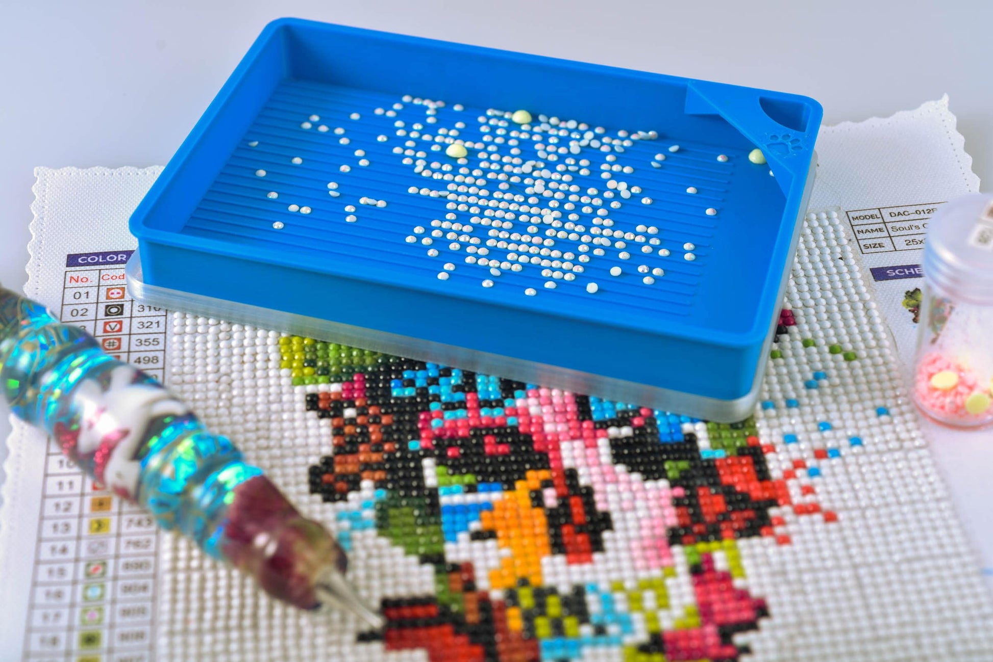 Fine Boy - Large Cat-Proof Diamond Painting Tray with Lid
